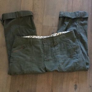 Army green  cargo pants size 16